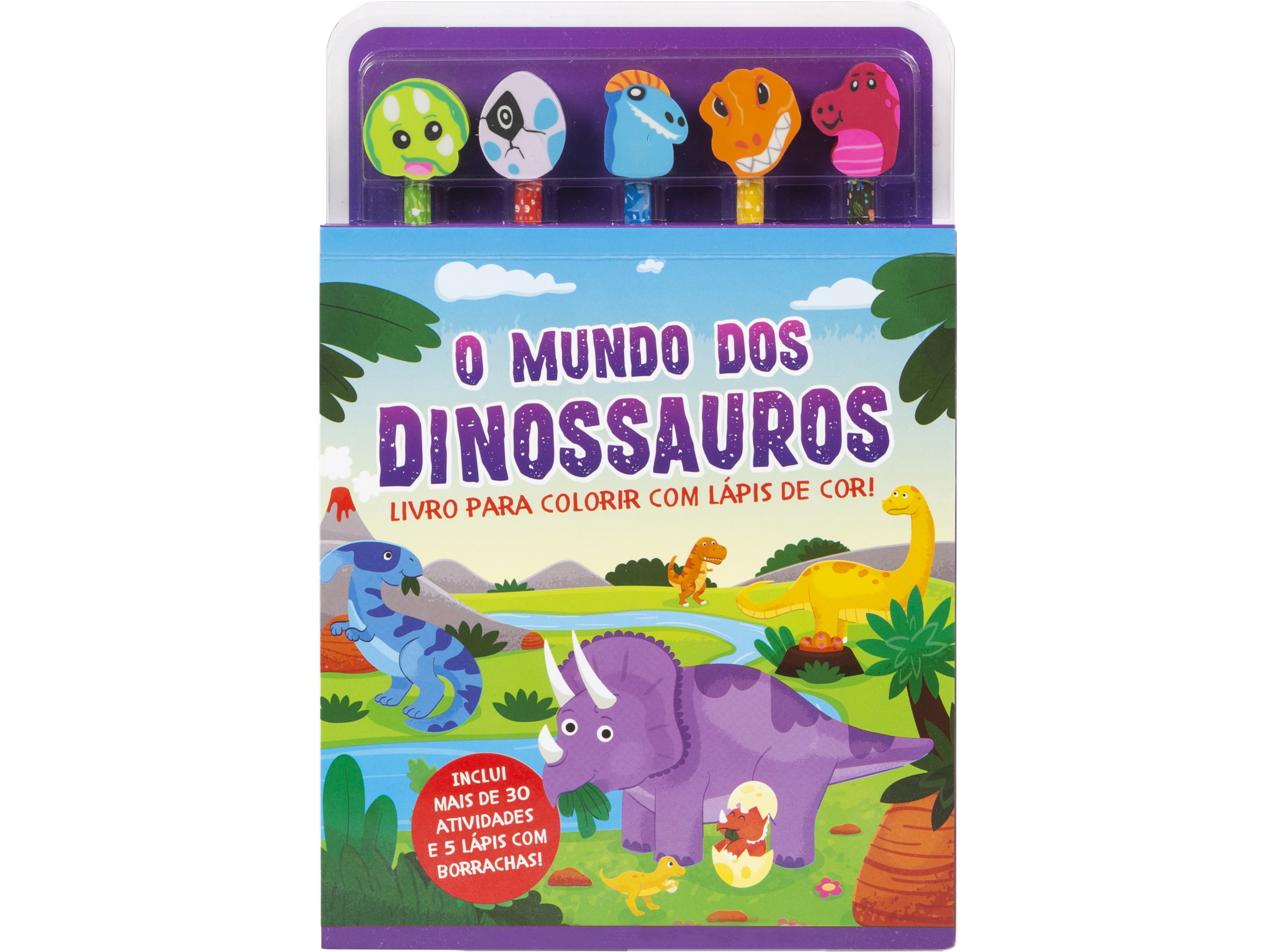 LIVRO O MUNDO DOS DINOSSAUROS