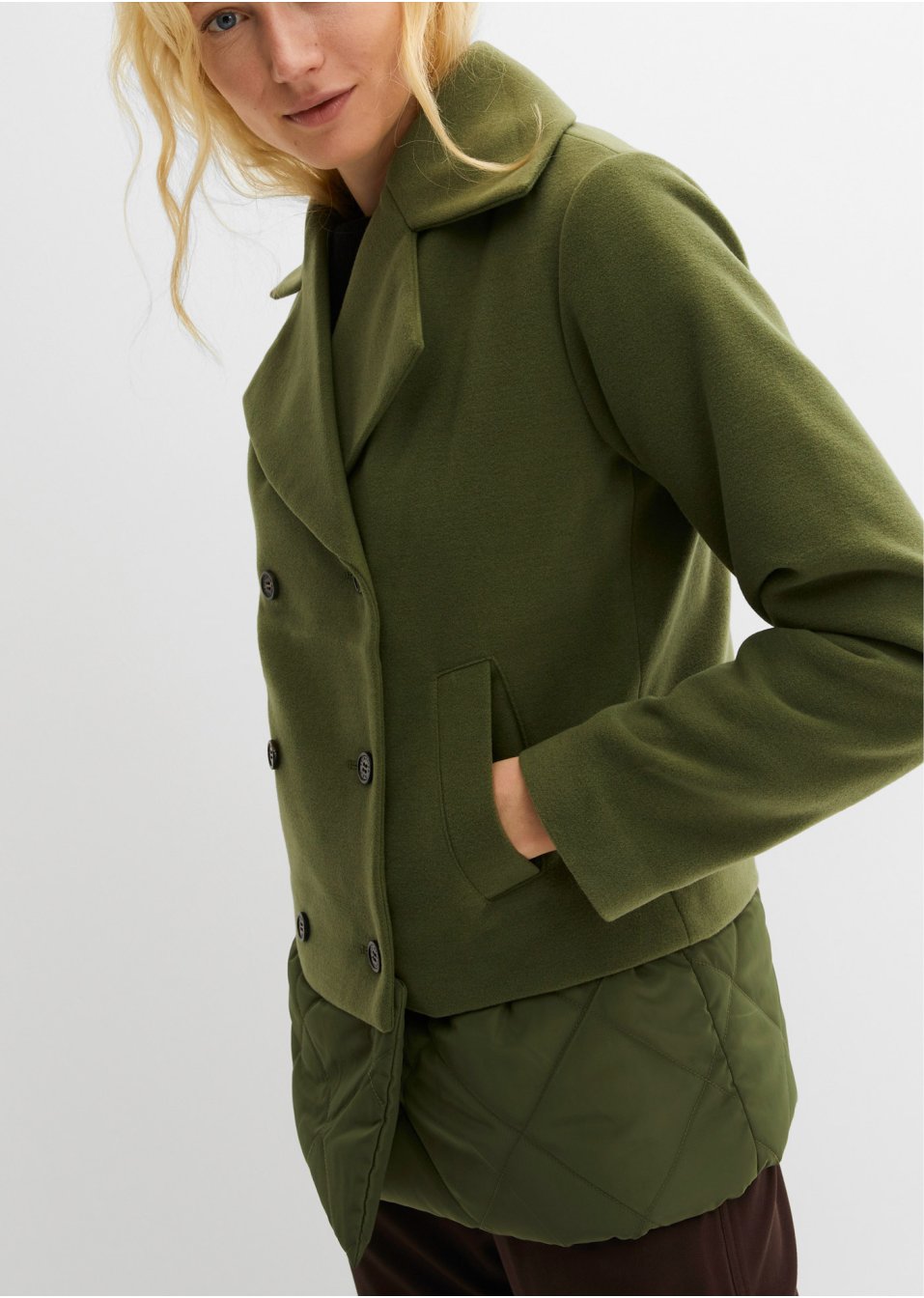 Veste blazer matelassée