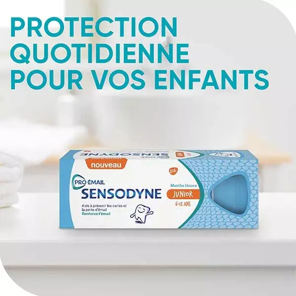 Creme dental Sensodyne Pro-Enamel Junior para crianças de 6 a 12 anos, 50ml