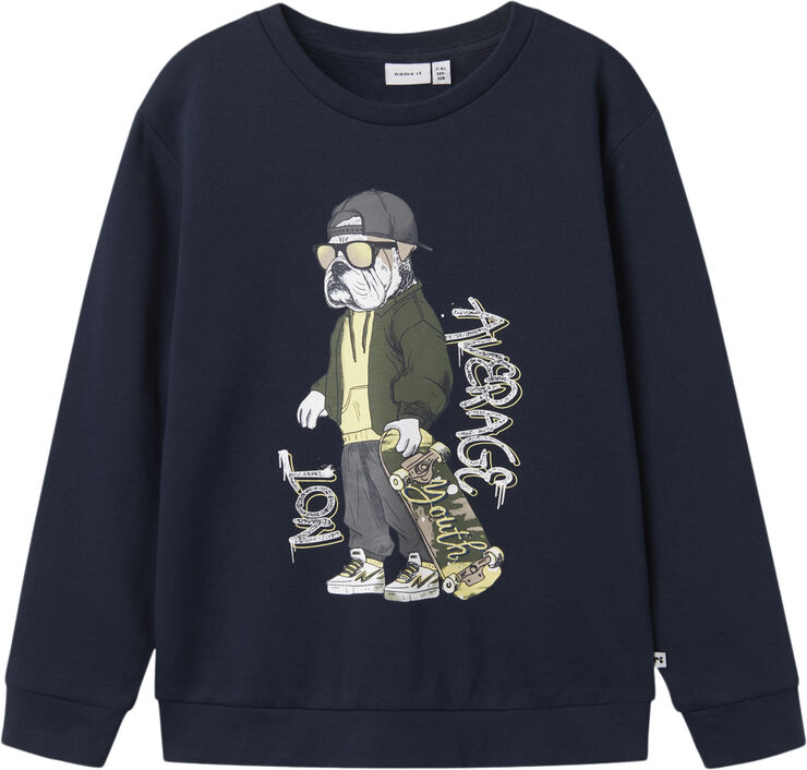 Name It NKMTEHOGO LS SWEAT BRU BOX Navy blazer
