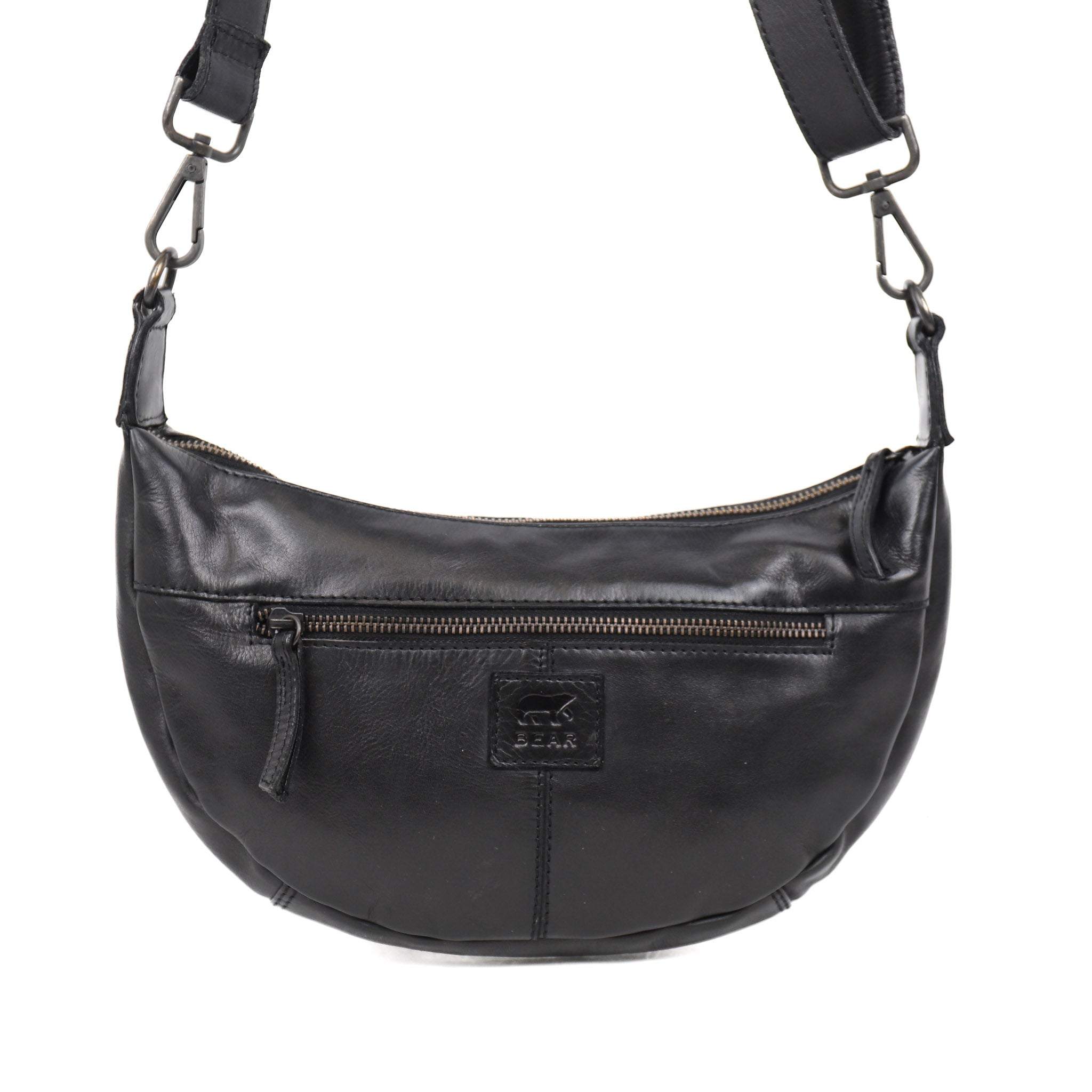 Crossbody tasje 'Clara' zwart Zwart