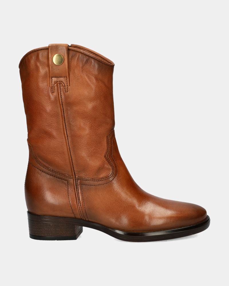 Nelson Rits- & gesloten boots  - cognac
