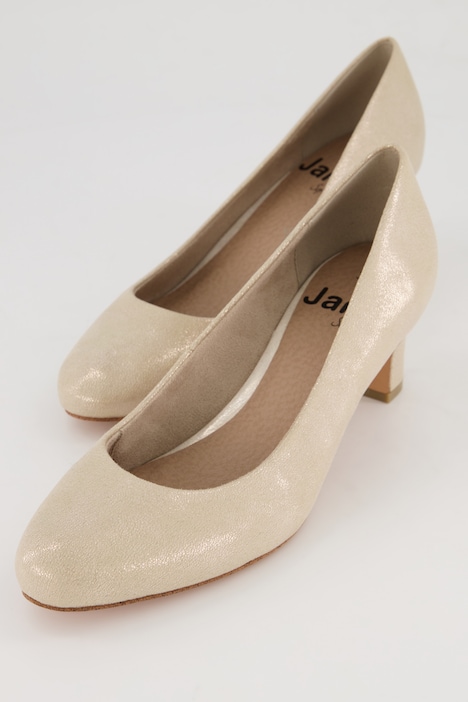 Pumps, Jana Shoes, Lederoptik, recycelt, Weite H