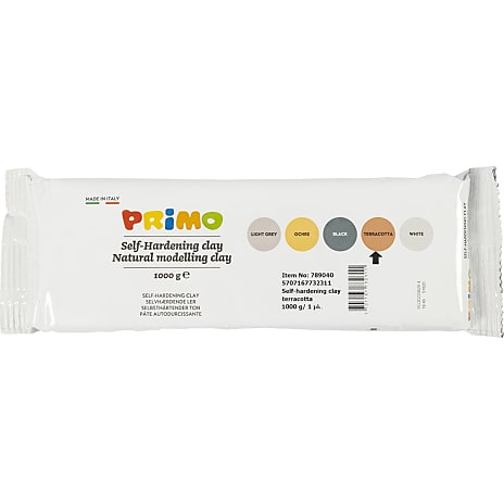 Selvhærdende ler, terrakotta, 1000 g