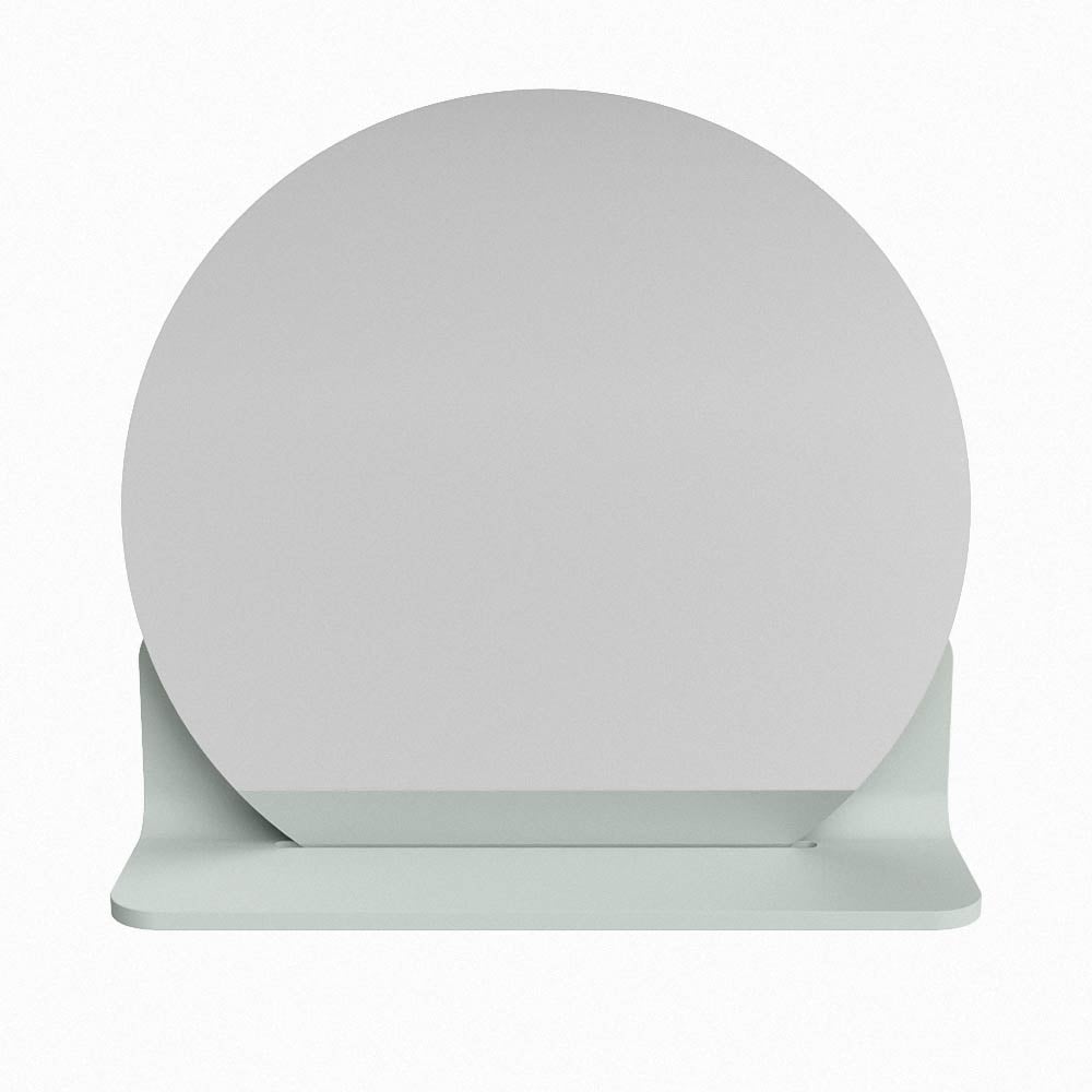 Mondiaz Spot spiegel rond Ø40cm met planchet greey