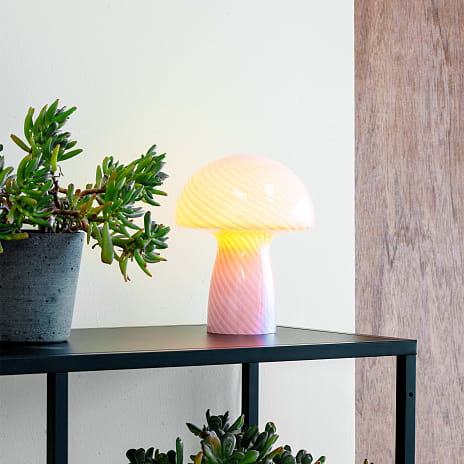 Jenny mushroom bordlampe - lyserød