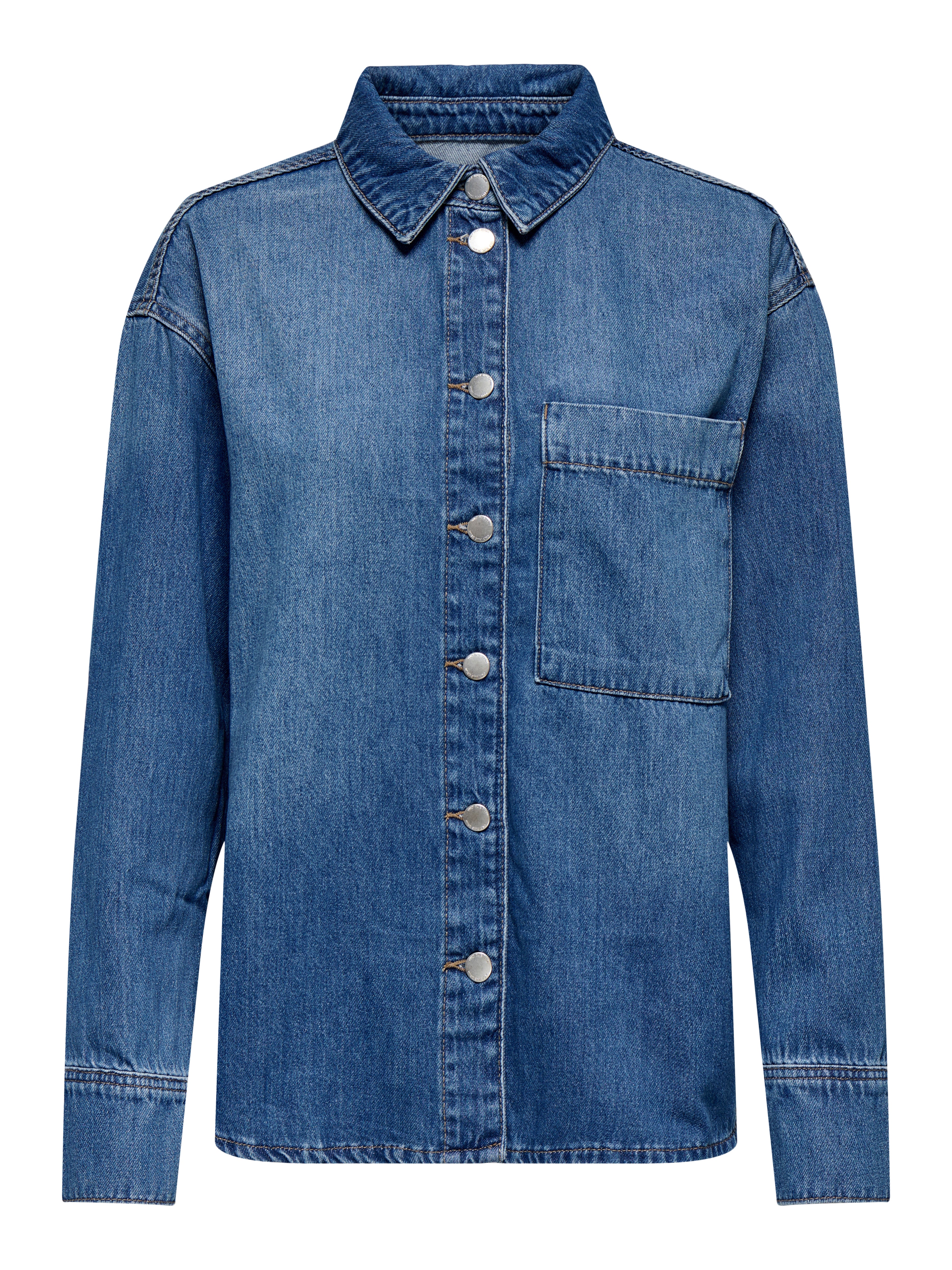 ONLESTELLE Jeanshemd Medium Blue Denim