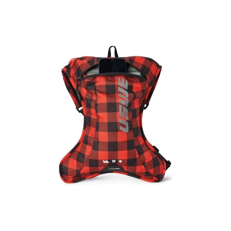 USWE Outlander 2L Hydration Pack Flannel Red/Black