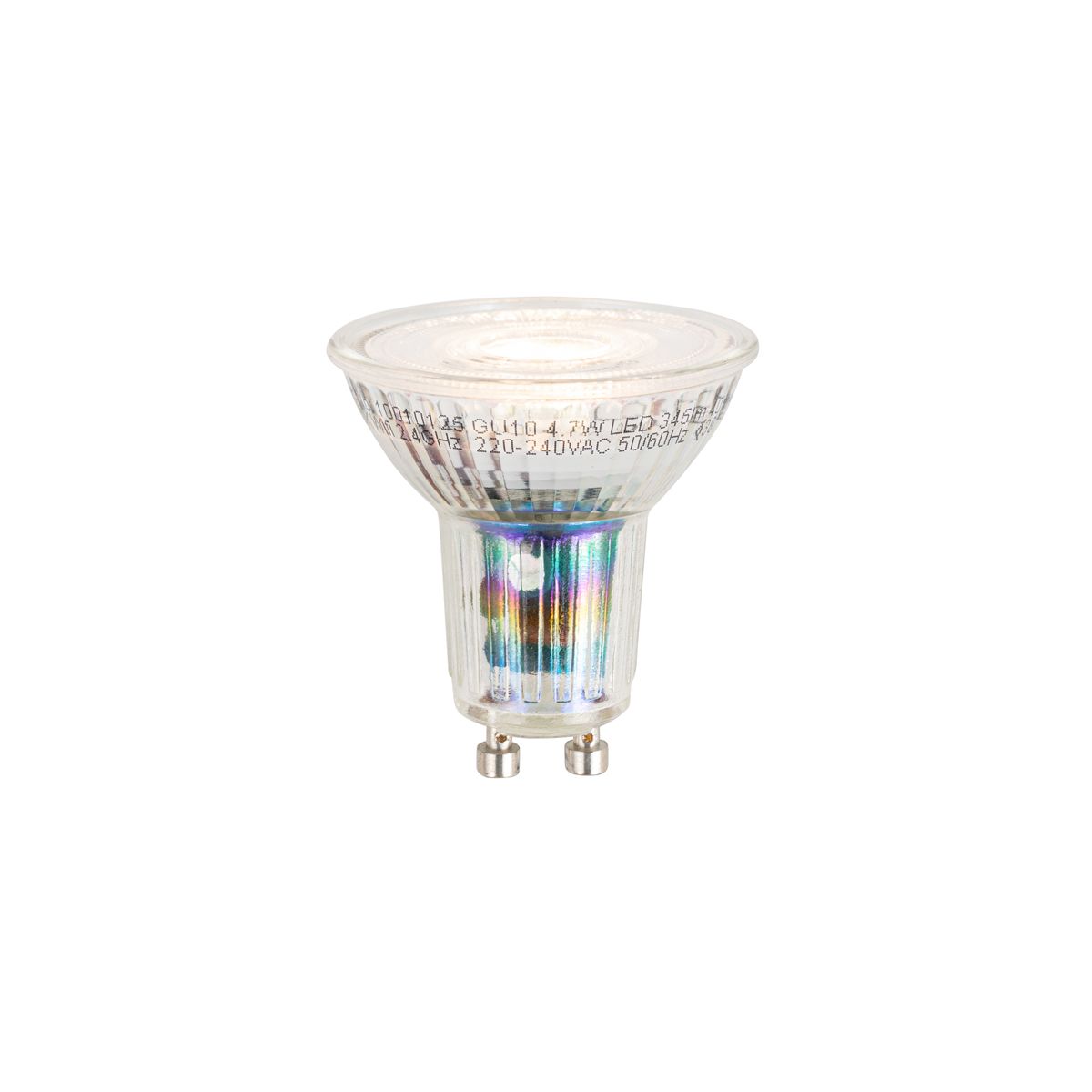 Set van 6 spots smart donkergrijs incl. Wifi GU10 - Rondoo up