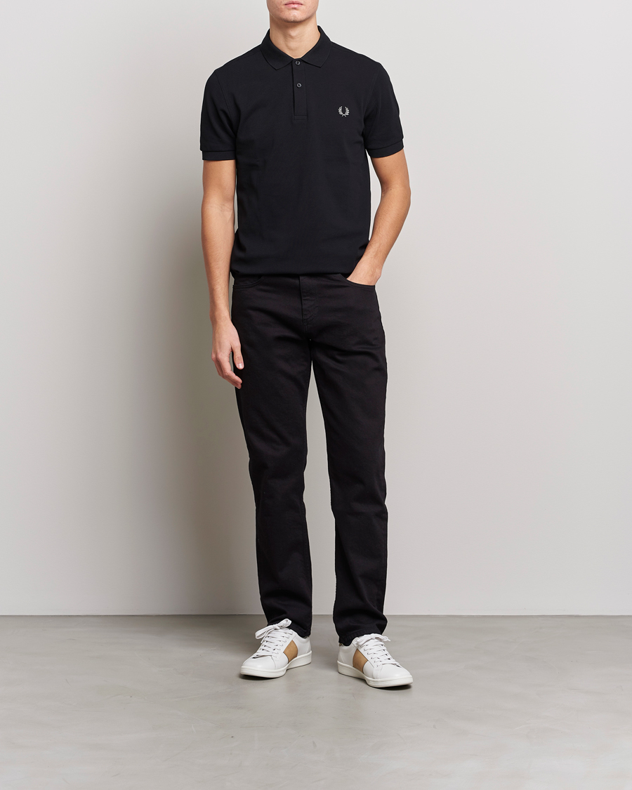 Fred Perry Plain Polo Black