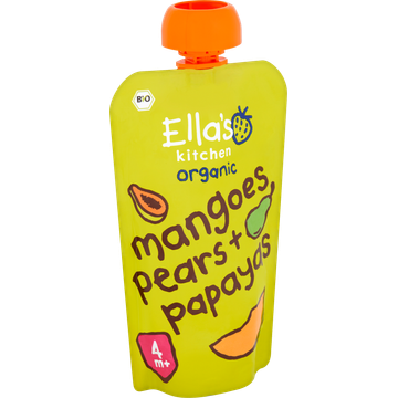 Ella's Kitchen Mango's, peren + papaya's 4+ biologisch 120 g