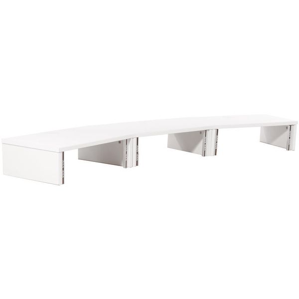 Thon Studio Ext. Desk 3U WH curved