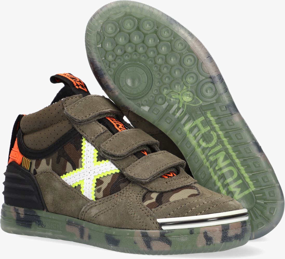 MUNICH groene munich hoge sneaker g3 boot velcro