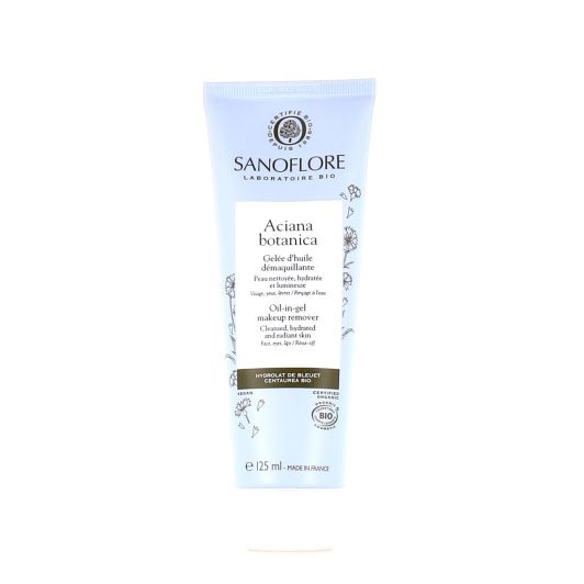 Gelée démaquillante visage et yeux Sanoflore Aciana Botanica