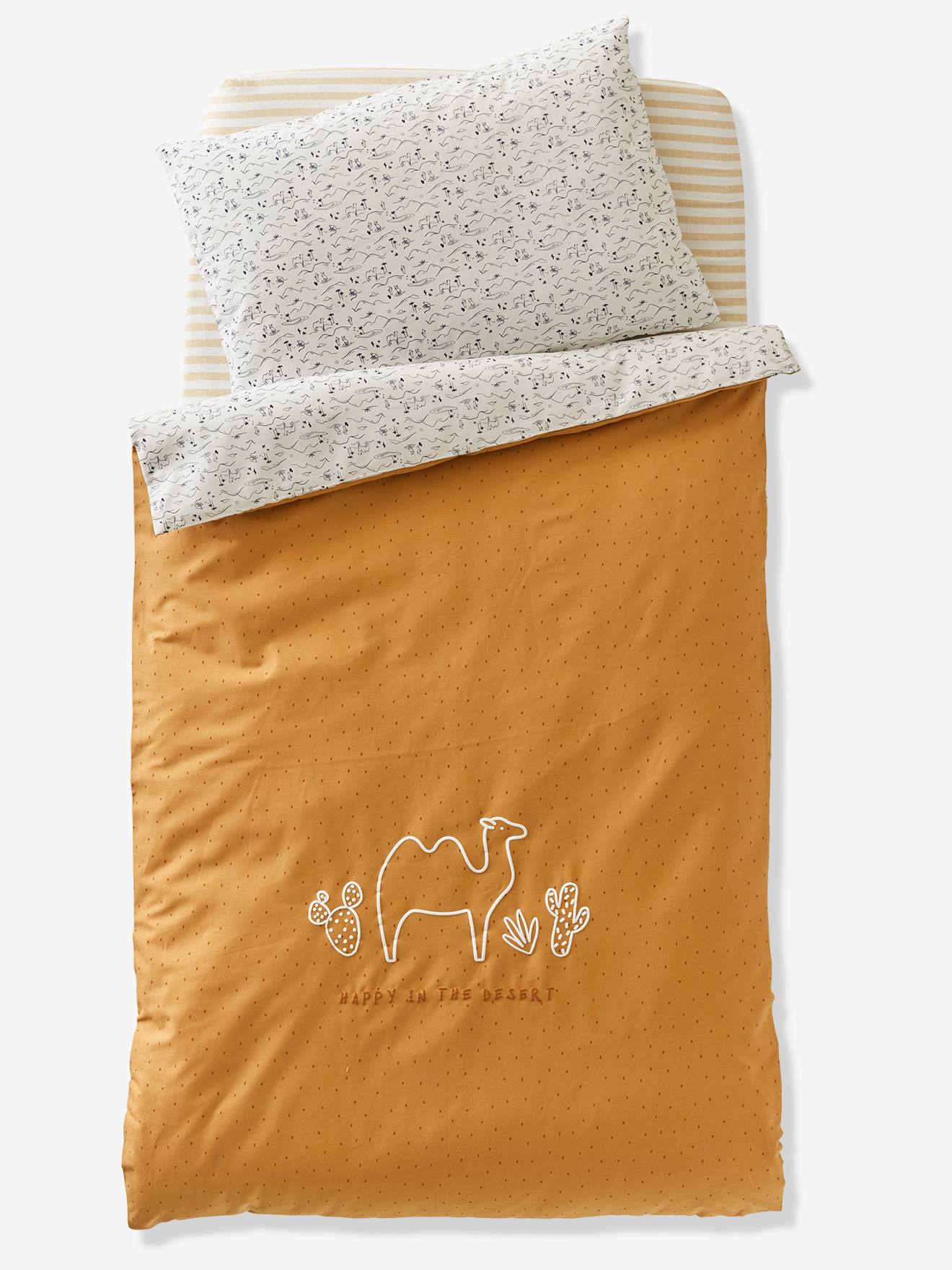 Fronha para bebê Wild Sahara, branca clara lisa