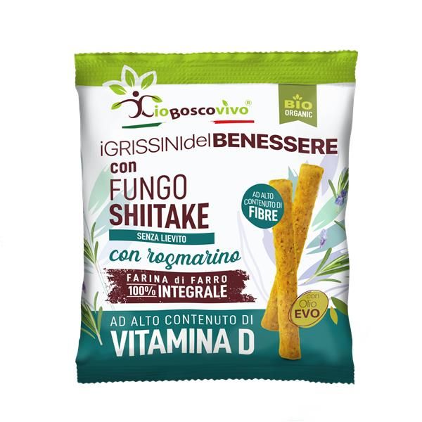 Grissinos Espelta Shiitake E Alecrim Bio
