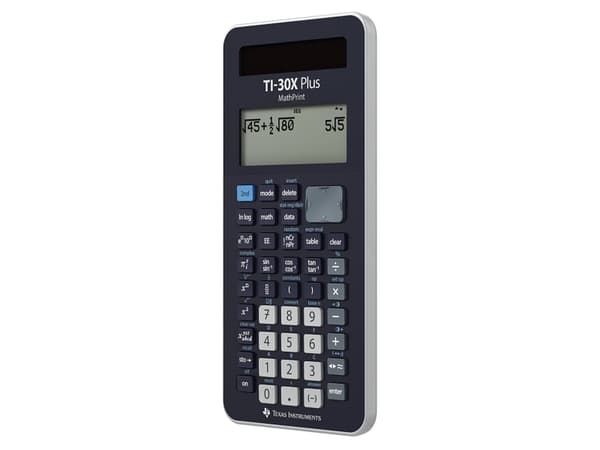 Texas Instruments TI-30X Pro MathPrint, Lomme, Vitenskaplig, 4 linjer, Batteri/Solcelle, Sort