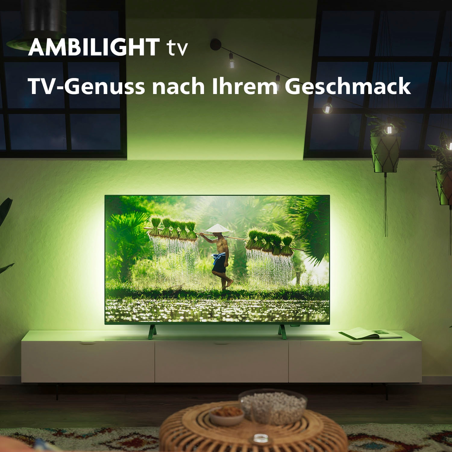 Philips LED-Fernseher »43PUS8349/12« 108 cm/43 Smart-TV WLAN, Dolby Atmos Sound, Ambilight (3-seitig)