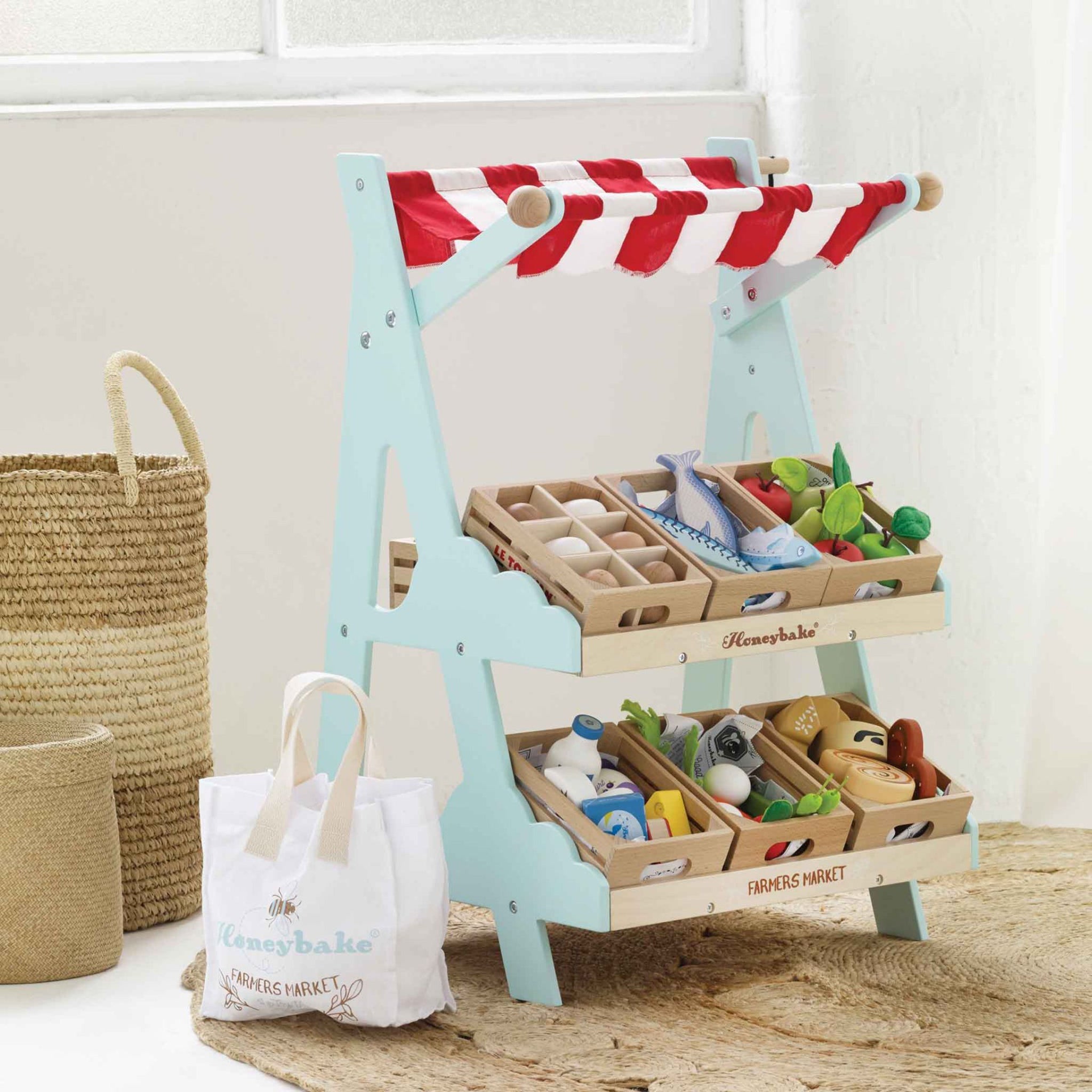 Honeybee Marktstand Holz