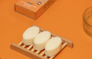 HappySoaps Baby & Kids Body Oil Bar 80GR