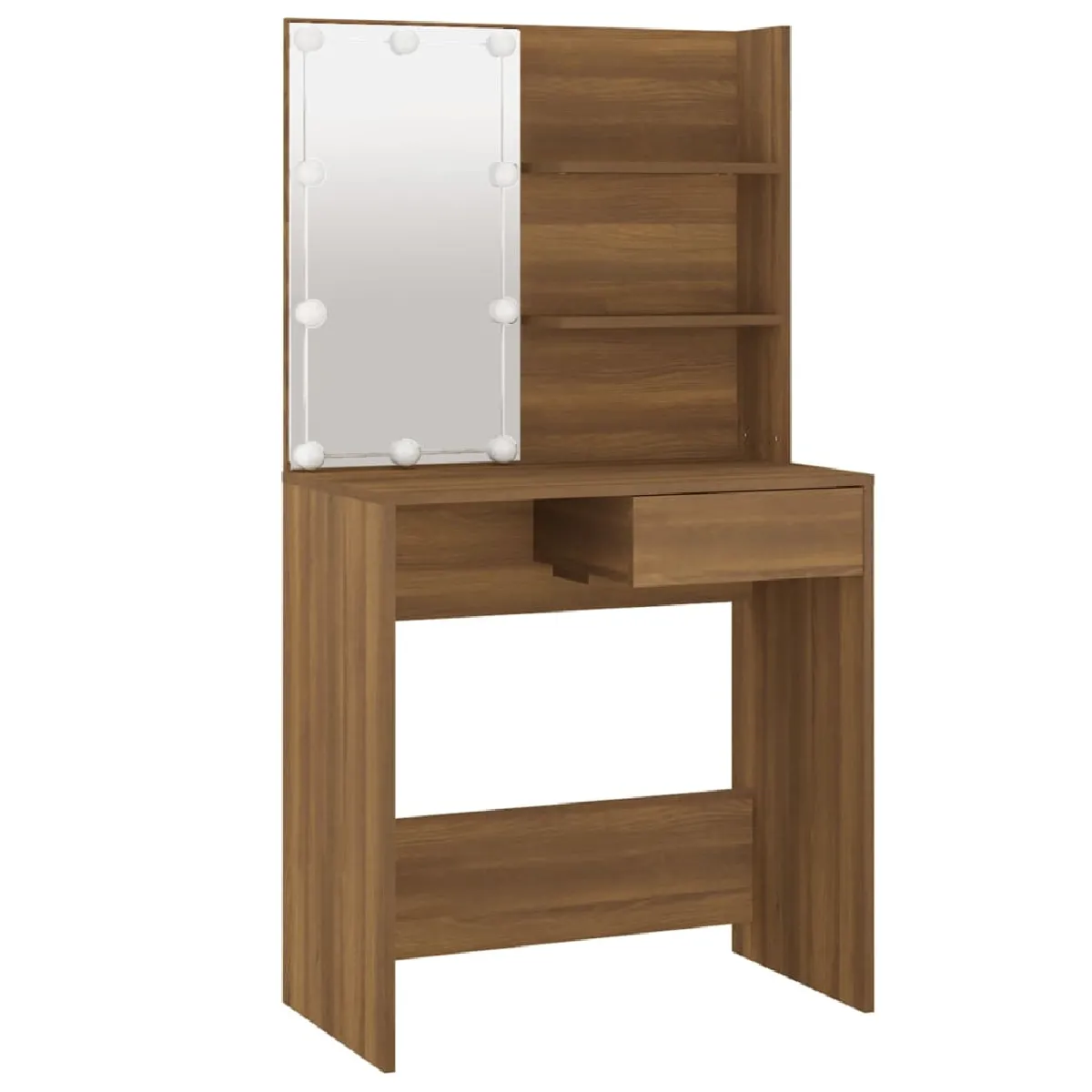 Coiffeuse Helloshop26 - Chêne Marron