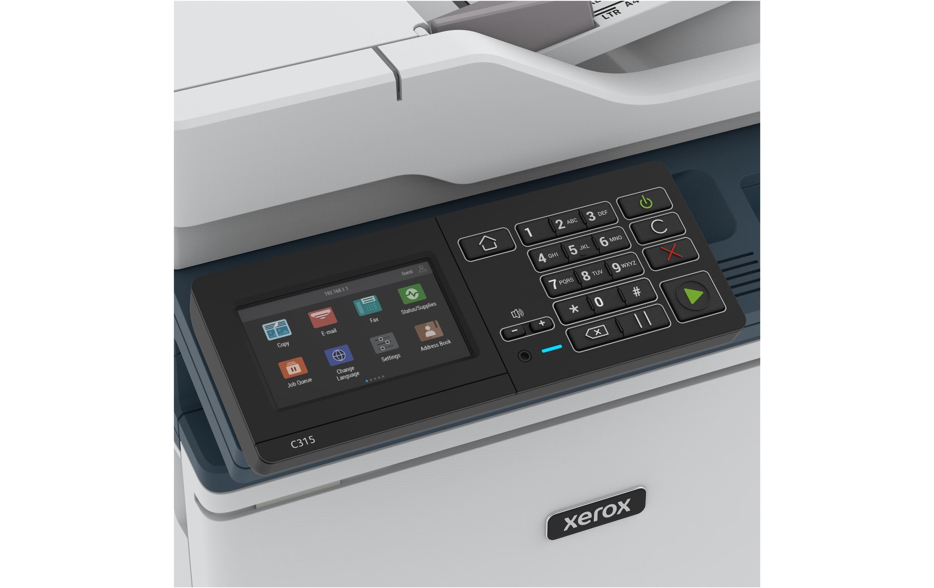 Multifunktionsdrucker C315V/DNI<br>WLAN-fähiger Multifunktions-Drucker mit Duplexeinheit