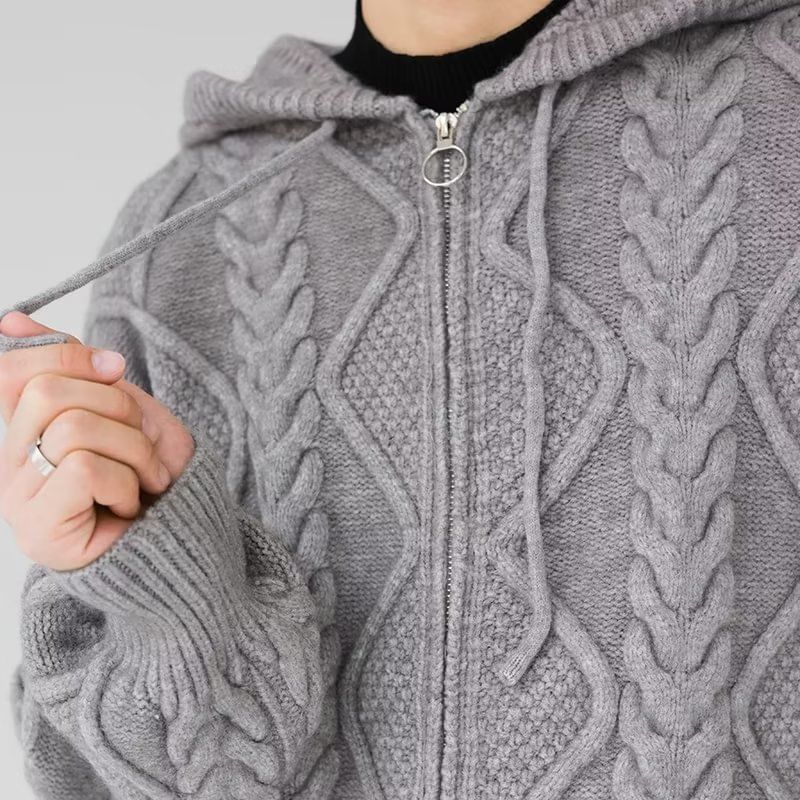 DuckleBeam - Effen oversized hoodie met rits