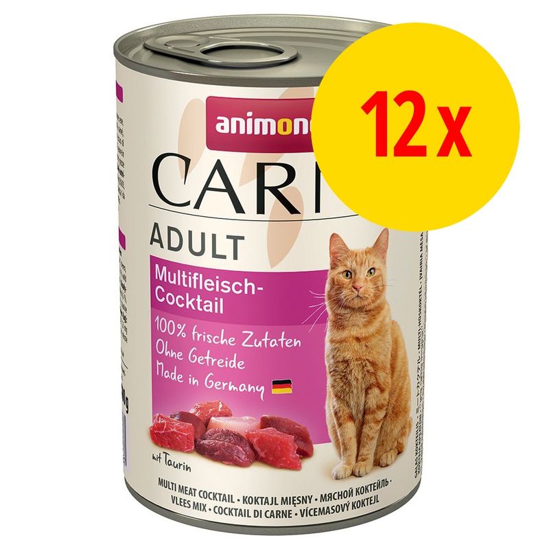 Lot 4 saveurs animonda Carny Adult 12 x 400 g à prix discount sur bitiba.fr
