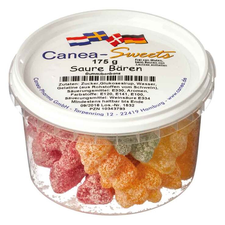 Saure Bären Bonbons, 175 g
