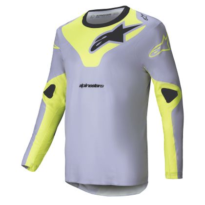 Maillot cross Alpinestars RACER - VEIL 2025 - Gris / Jaune