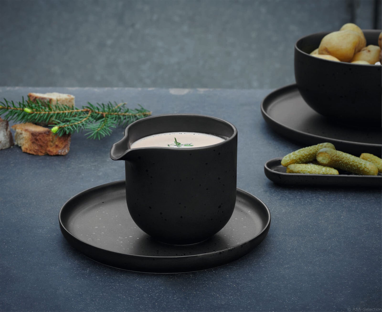 ASA Milchkännchen COPPA kuro-schwarz