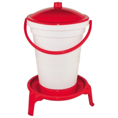Bebedouro elevado para aves, multicolorido