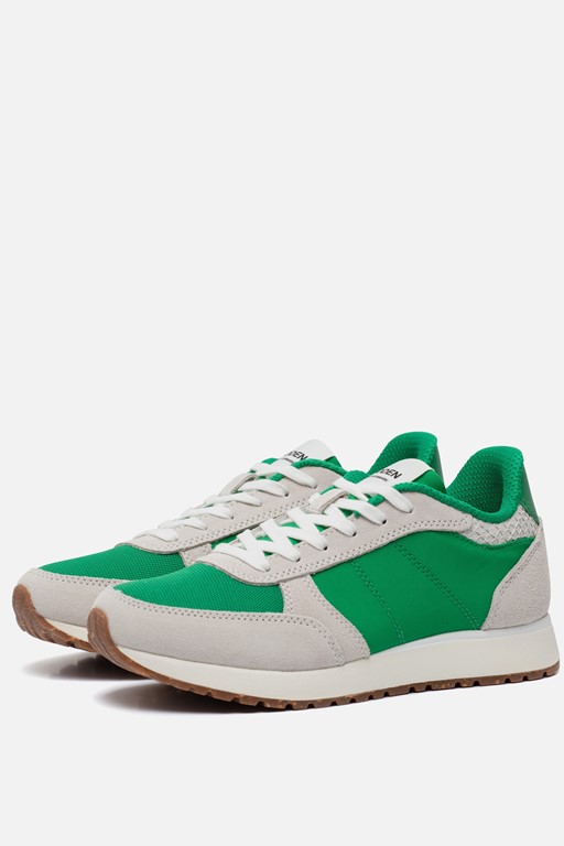 Woden Ronja Sneakers groen Textiel