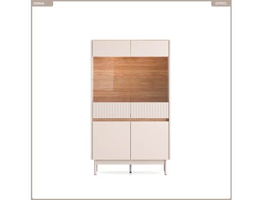 OTITEC - Armoire vitrine - l.92 x h.156 x p.40 cm - dunia