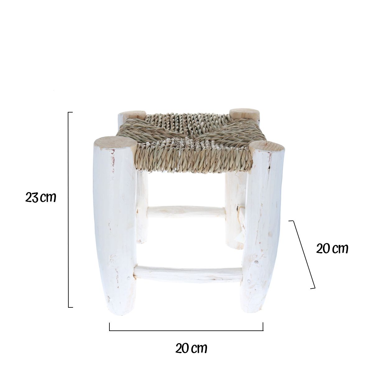 Petit tabouret blanc Petit toi
