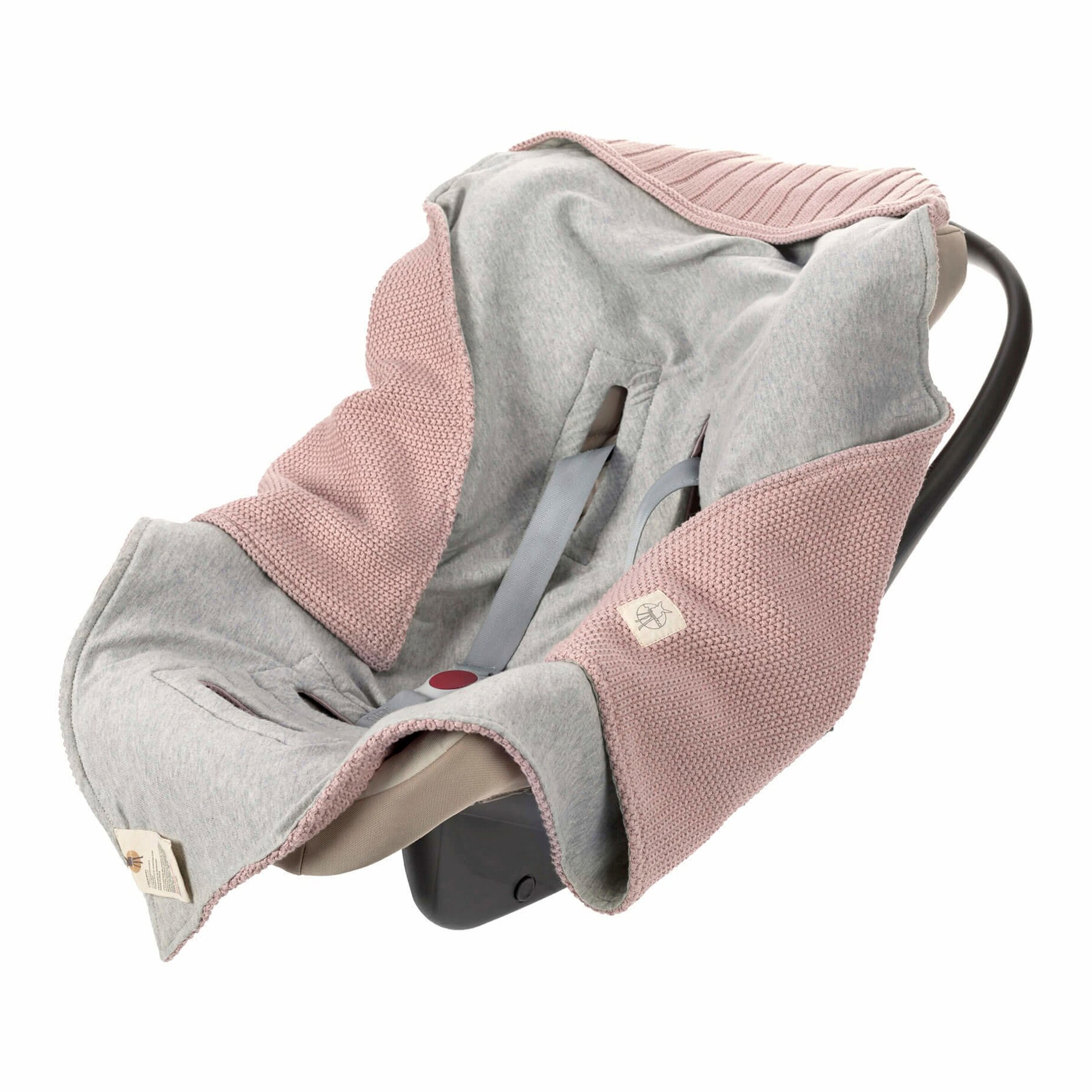 Lässig Einschlagdecke dusky pink
