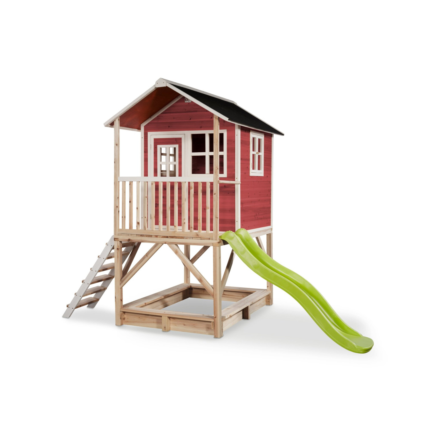 EXIT Loft 500 houten speelhuis - rood
