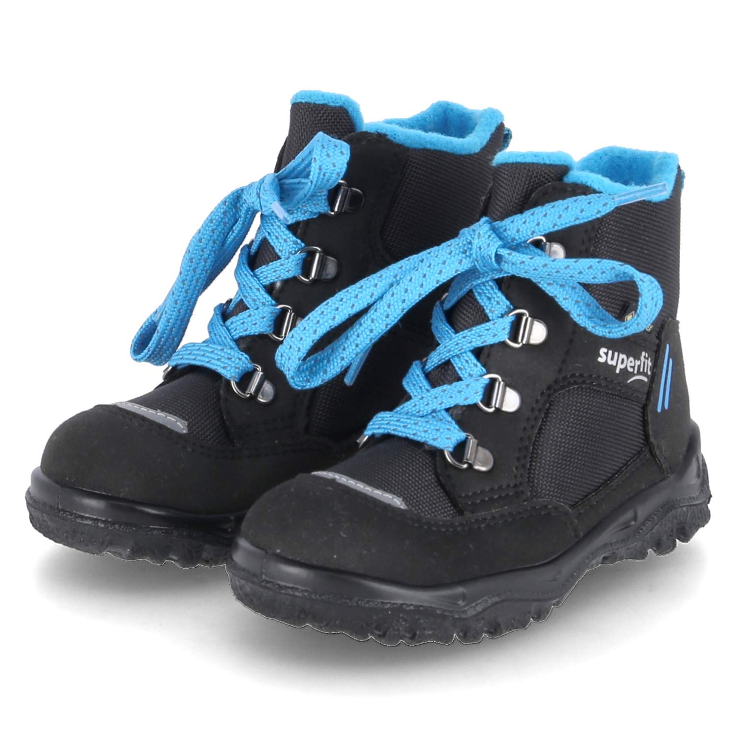 Superfit Winterstiefeletten  HUSKY1 - schwarz/hellblau