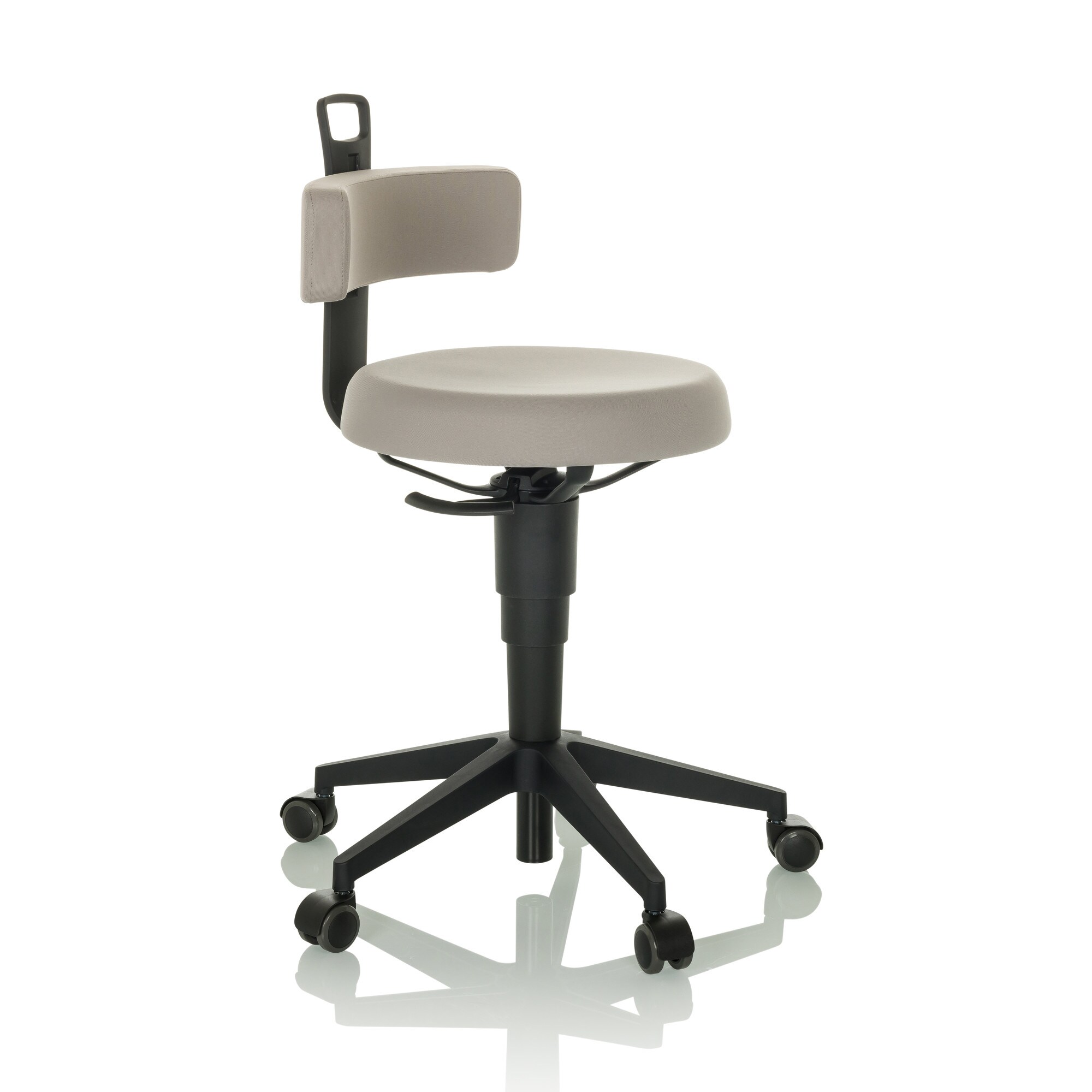 Drehhocker TOP WORK FLEX Stoff ohne Armlehnen hjh OFFICE