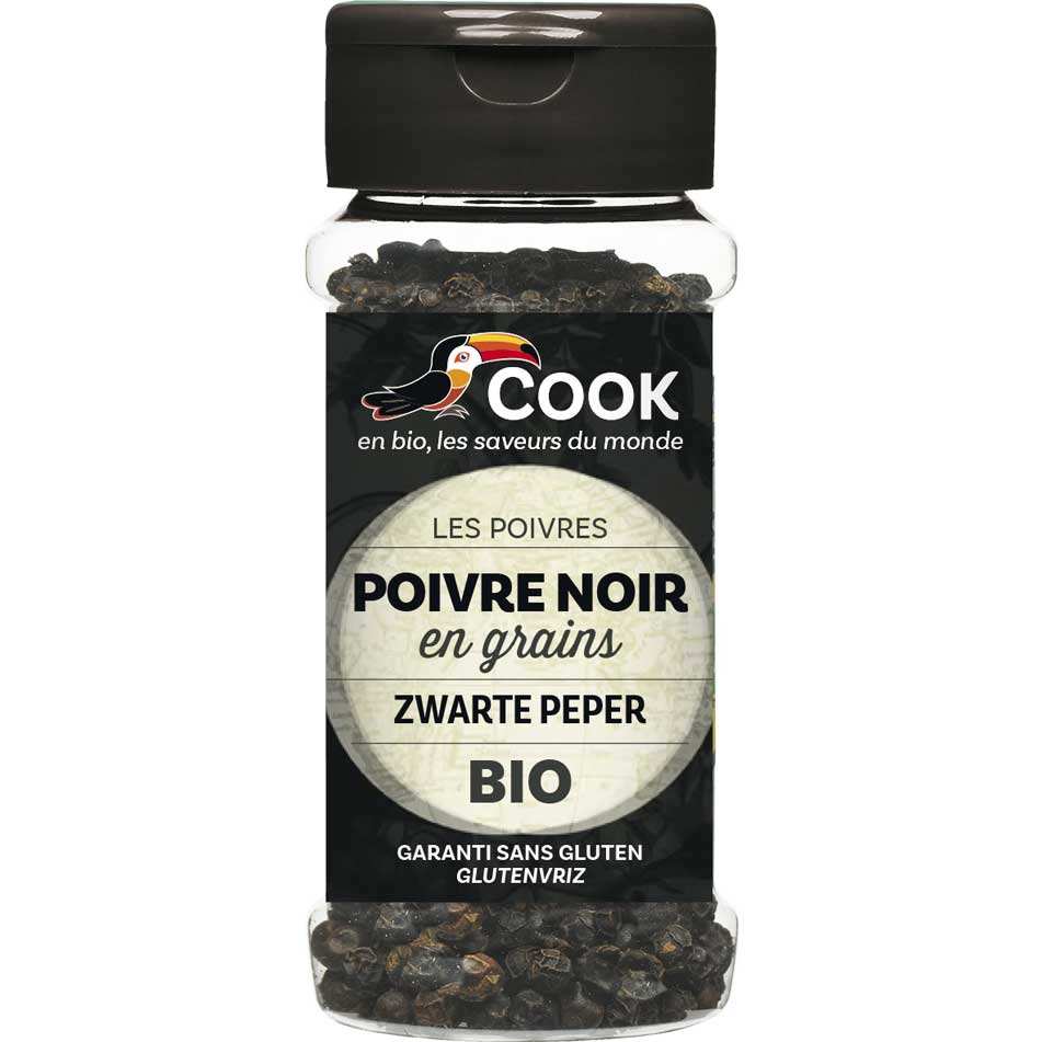 Poivre noir en grains bio