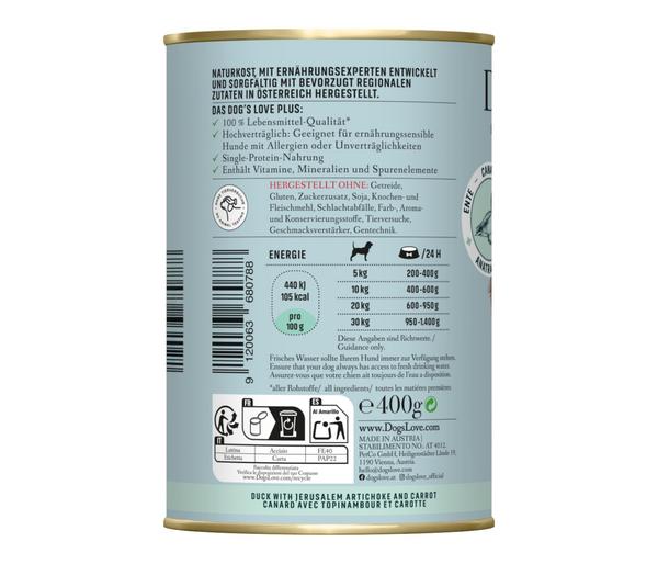 DOG'S LOVE Nassfutter für Hunde Hypoallergen,