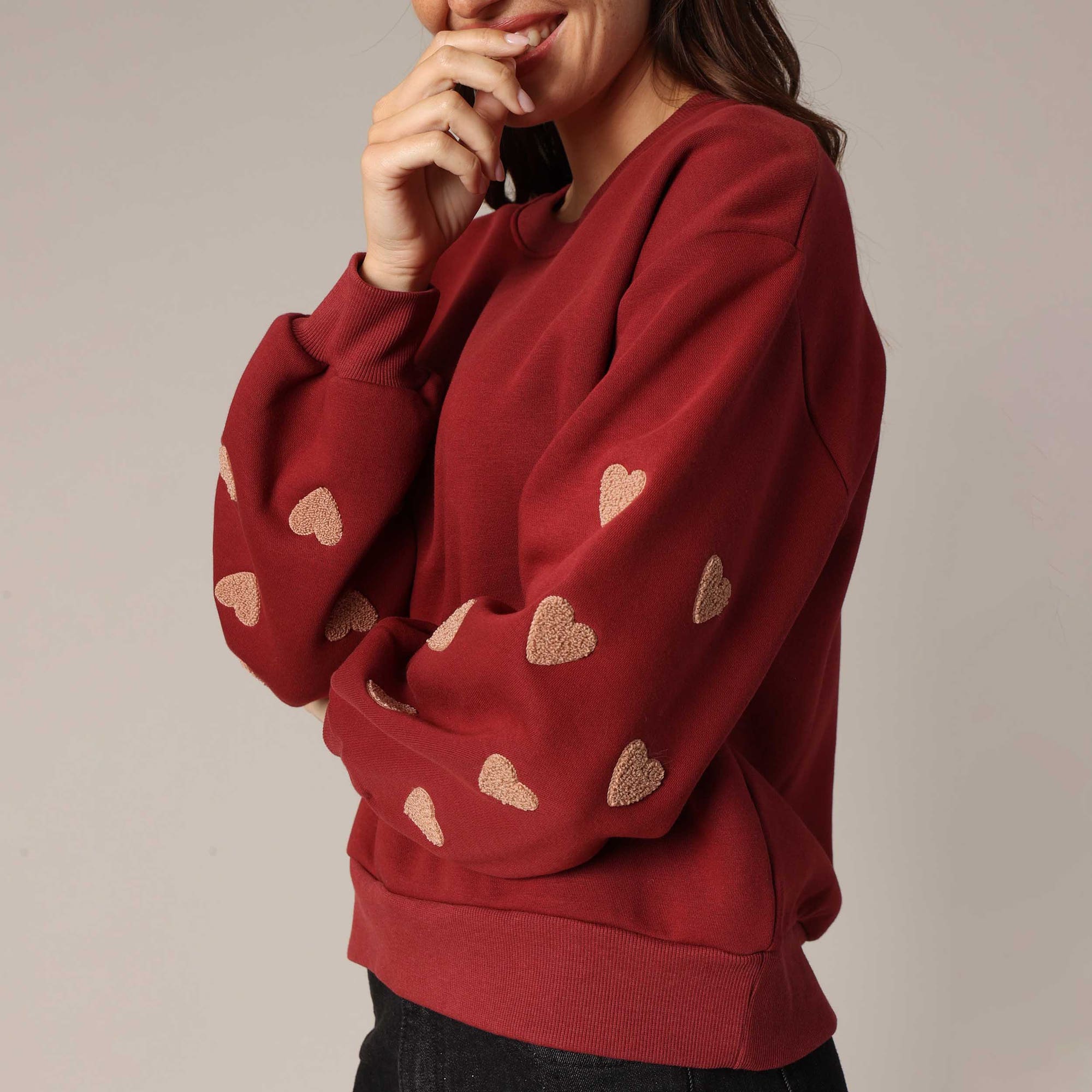 Sweat Femme bordeaux