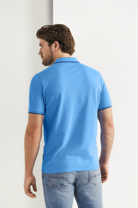 State of Art blauwe heren polo