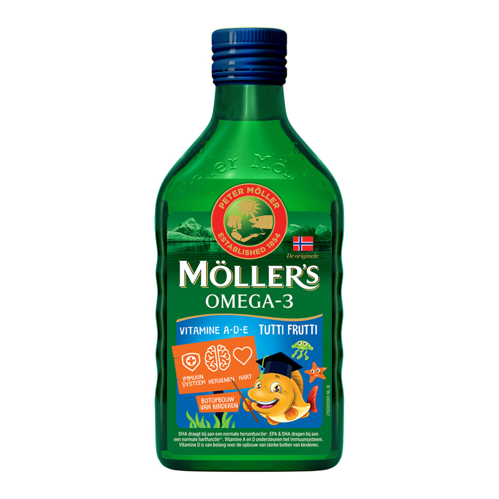 2x Mollers Omega-3 Tutti Frutti250 ml