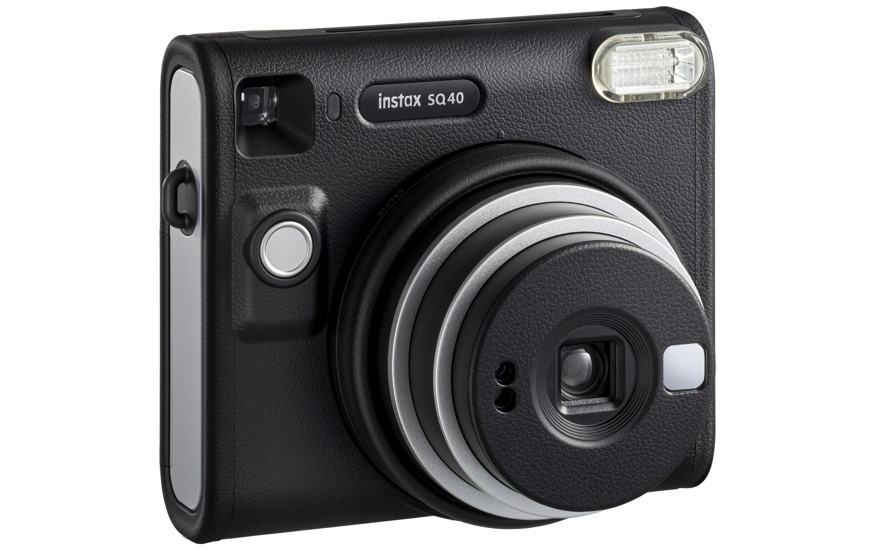 Fotokamera Instax Square SQ40 Schwarz<br>Erfassen Sie Ihr wahres Ich – Must-Have Kamera mit Nostalgie-Feeling