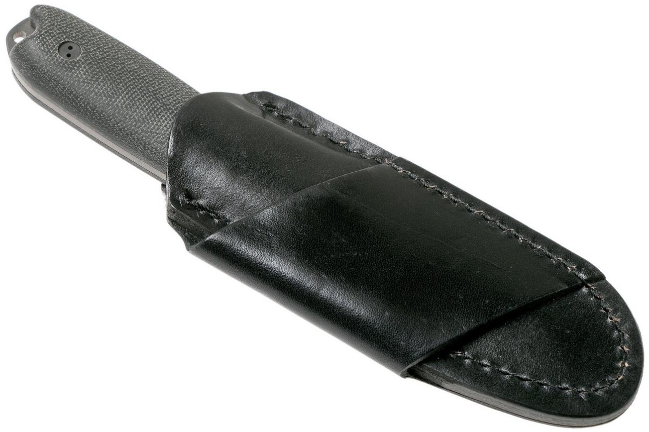 Bradford Guardian 3.5T Tanto, 3D Black Micarta Guardian 3.5T M390, Black DLC 3.5T-101B