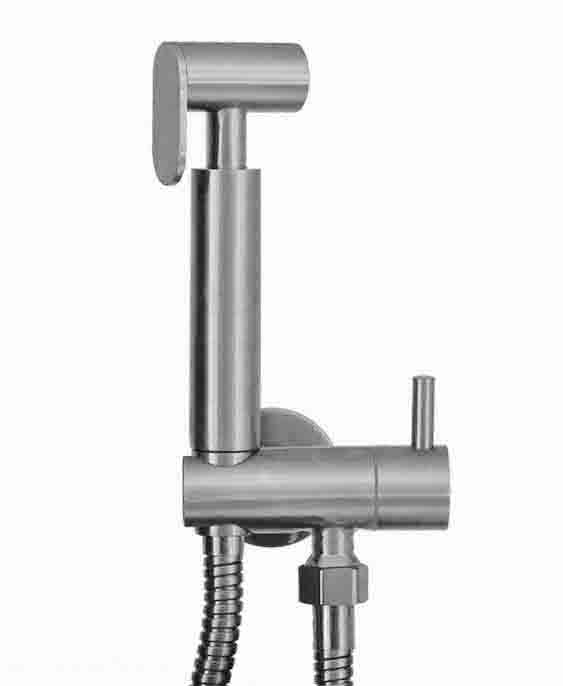 Mueller RVS bidet-handdoucheset rond