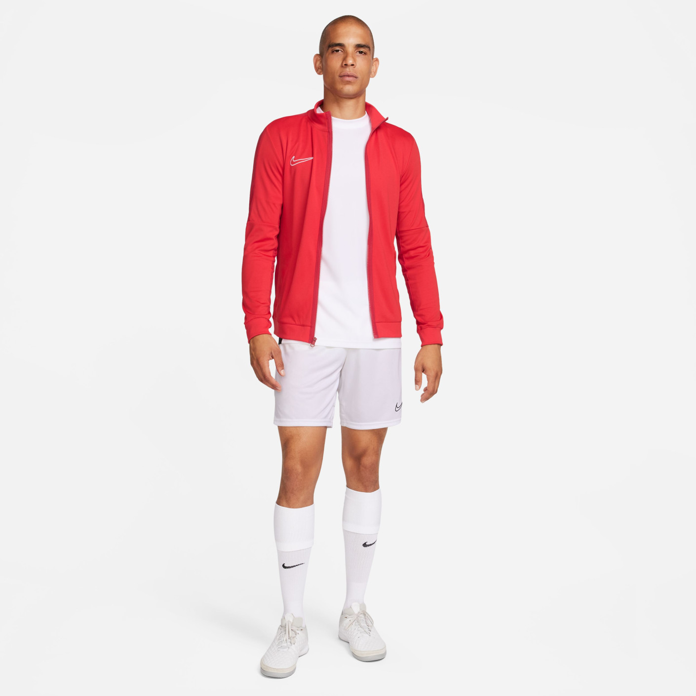 Nike Dri-FIT Academy 23 Trainingsjack Full-Zip Rood Wit