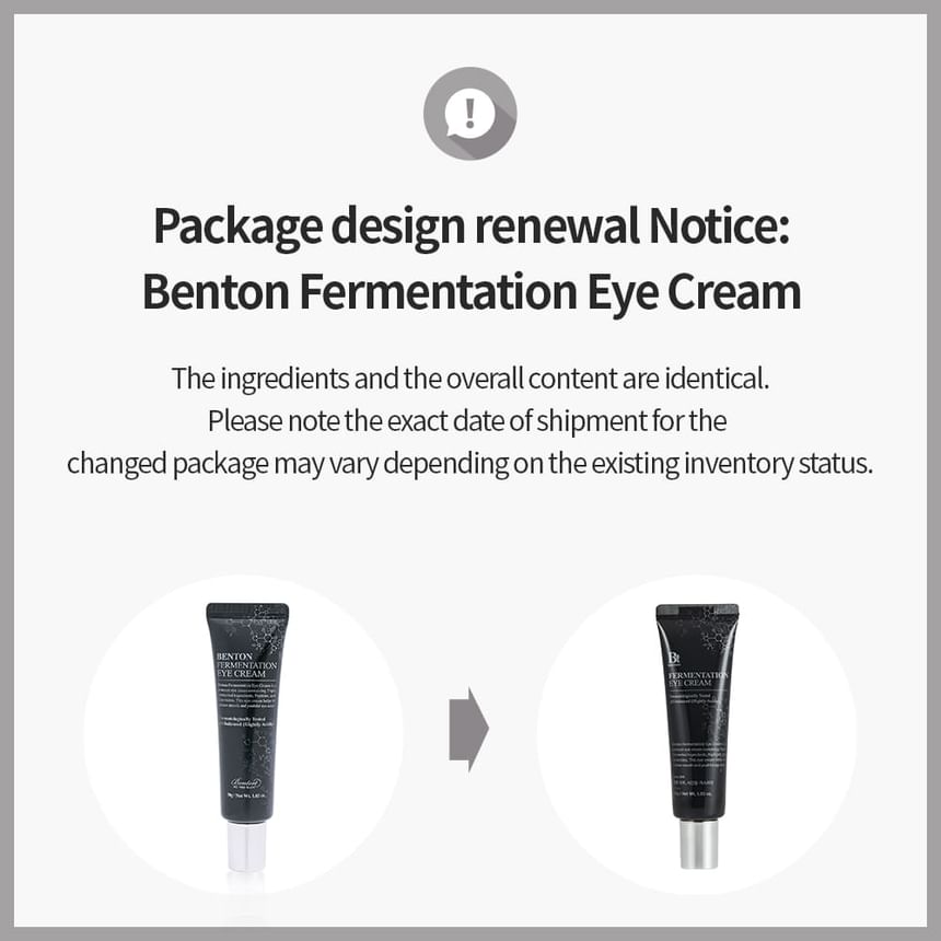 Benton - Fermentatie Oogcrème