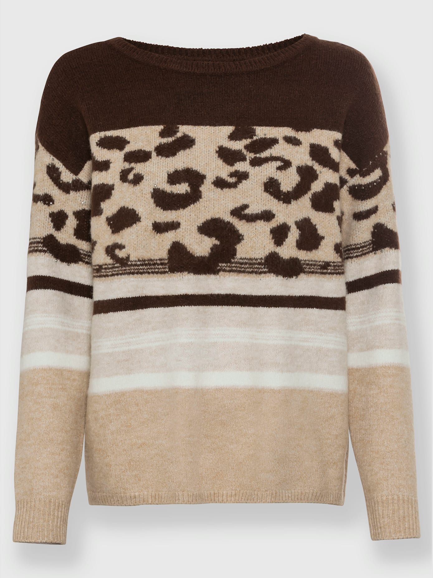 Pull joli motif léopard